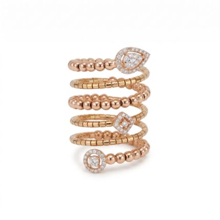 18K Gold Diamond Ring - 0.39ct