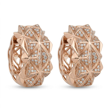 18K Gold Diamond Earrings - 1.23ct