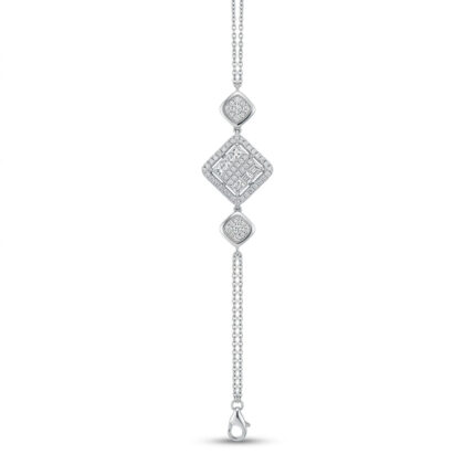 18K Gold Diamond Bracelet - 1.37ct