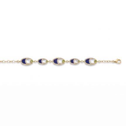 18K Gold Diamond Bracelet - 0.843ct