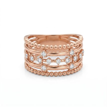18K Gold Diamond Ring - 0.27ct