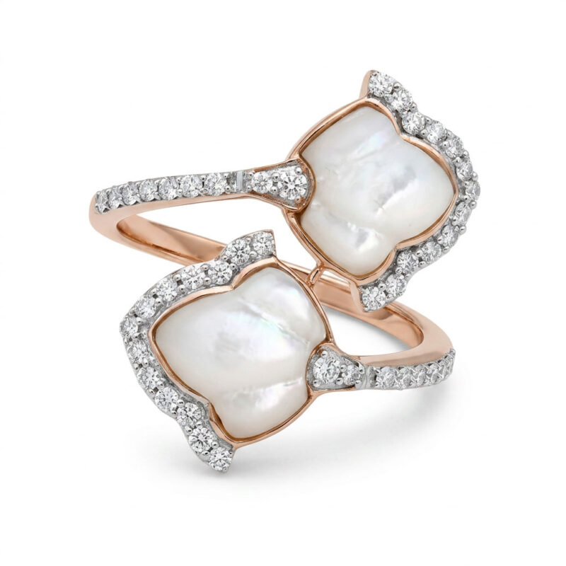 18K Gold Diamond Ring - 0.36ct