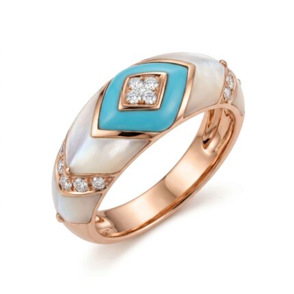 18K Gold Diamond Ring - 0.13ct