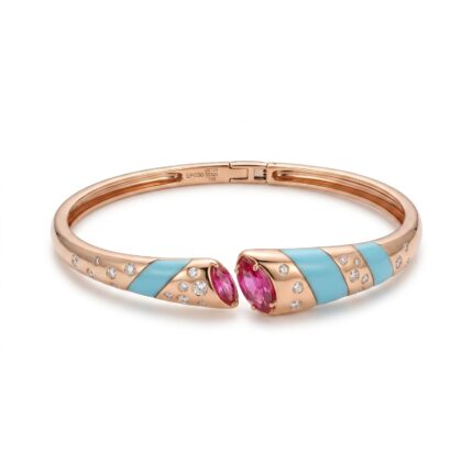 18K Gold Diamond Bangle - 0.33ct