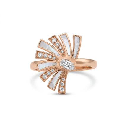 18K Gold Diamond Ring - 0.13ct
