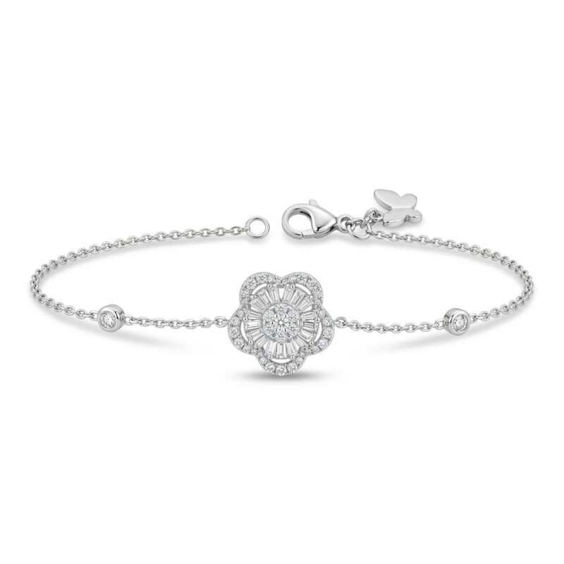 18K Gold Diamond Bracelet - 0.58ct
