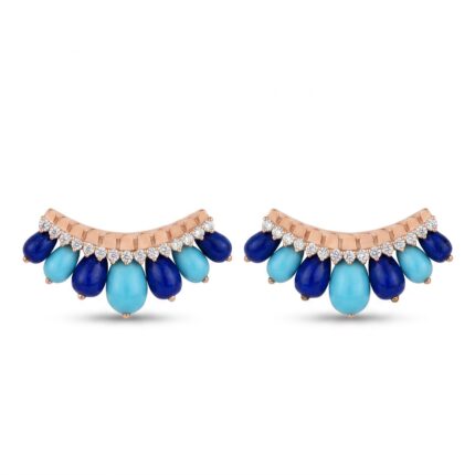 18K Gold Diamond Earrings - 0.32ct