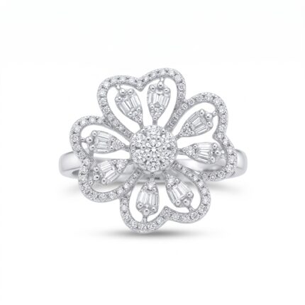 18K Gold Diamond Ring - 1.06ct 5.07g