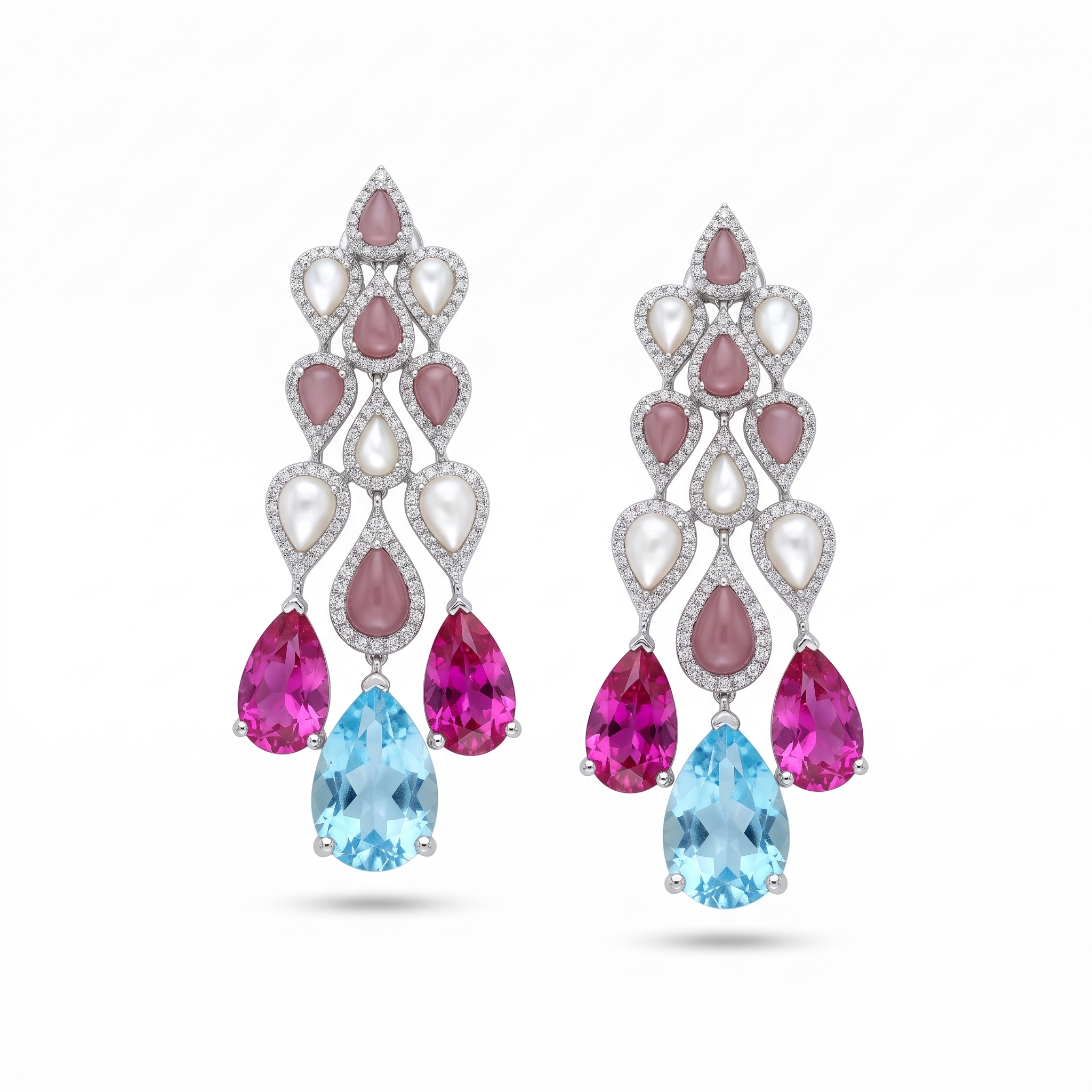 432dbf6ebc30675a4799cd85ca0596b5.jpg 18K Gold Diamond Earrings - 0.99ct 9.22g - Image 1