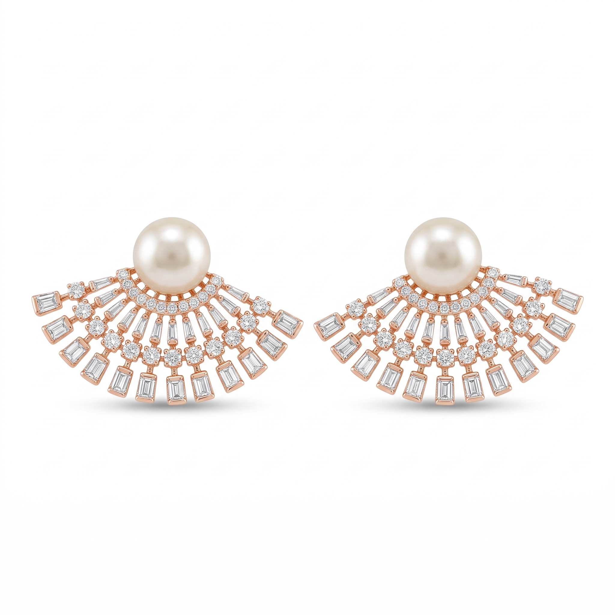 86254c5087009a07fe57dea0edae4c47.jpg 18K Gold Diamond Earrings - 1.43ct 6.00g - Image 1