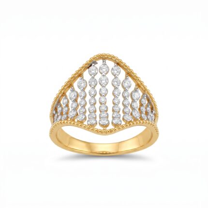 18K Gold Diamond Ring - 0.72ct 3.77g
