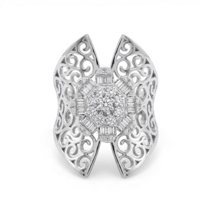 18K Gold Diamond Ring - 0.71ct 8.24g