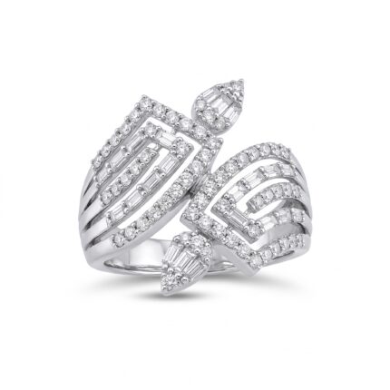 18K Gold Diamond Ring - 0.87ct 4.41g